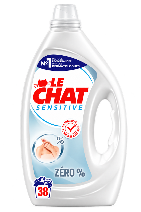 Lessive liquide pour peaux sensibles