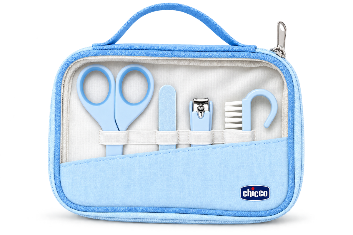 Kit de manucure bébé bleu Chicco